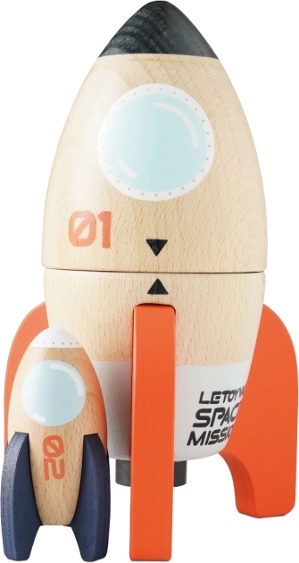 Le Toy Van puidust rakettide komplekt