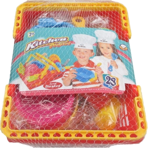 Kids' Kitchen Cooking Basket, 23-piece Set