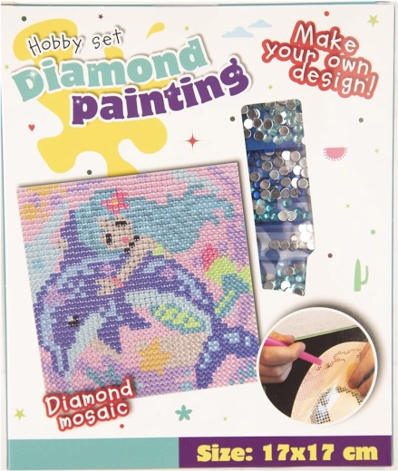 Teemantmaalimise loovkomplekt 17 × 17 cm (3 motiivi varianti)