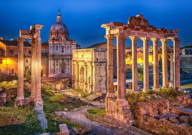 Paint by Numbers Forum Romanum 40 × 50 cm