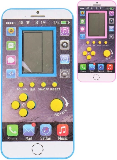 Elektrooniline mäng Brick Game tetris heliga telefoni kujul – 1 tk