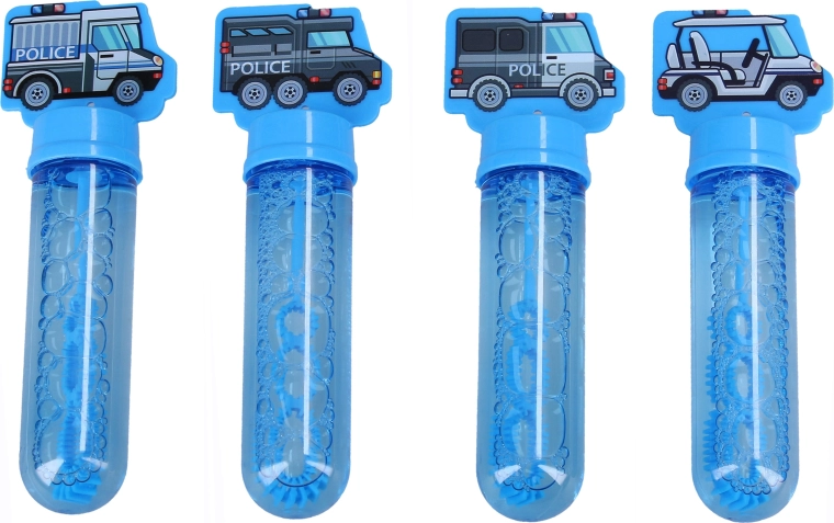 Bubble wand police car 14 cm - 1 piece