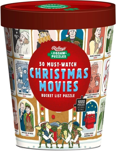 Ridley's Games Puzzle Bucket List: 50 jõulufilmi, mida peate vaatama, 1000 tükki