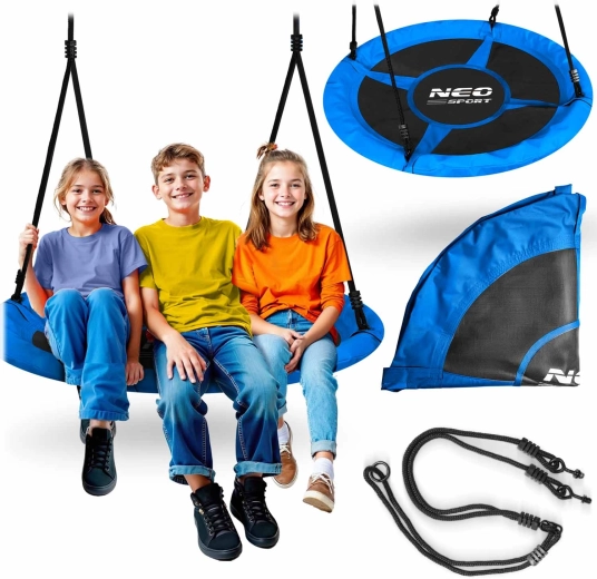 Neo-Sport ümmargune kiik toonekurepesa Swingo 115 cm