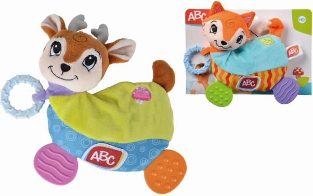 Plush Animal with Teether Forest Friends, 2 types