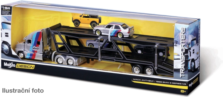 Maisto Design Transporters veok koos autoga 1:64