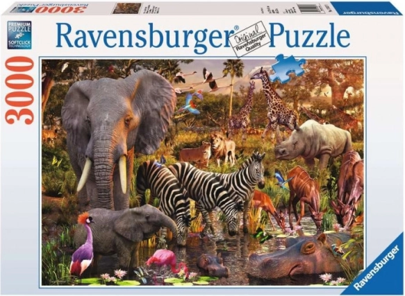 Ravensburger pusle Aafrika loomad 3000 tk