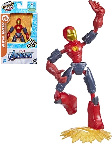 Avengers Bend and Flex Iron Man – painduv action-figuur 15 cm