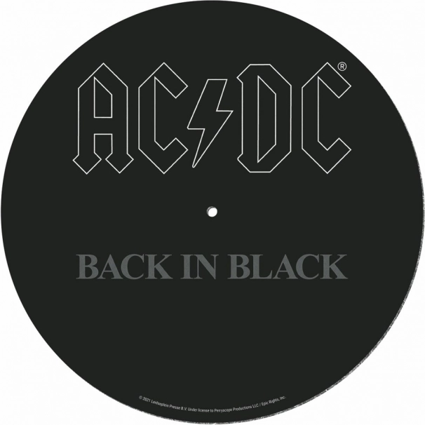 Plaadimängija matt AC/DC Back in Black