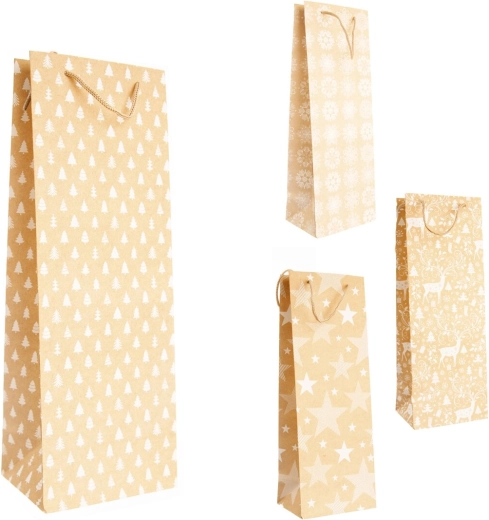Jõuludekingikott beež-valge 13 × 10 × 35 cm (4 varianti)