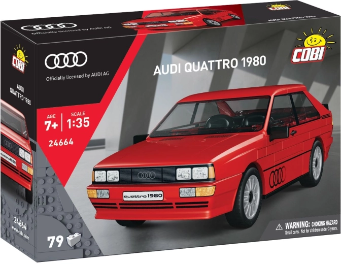 Cobi Audi Quattro 1980 ehituskomplekt 1:35 (79 osa)