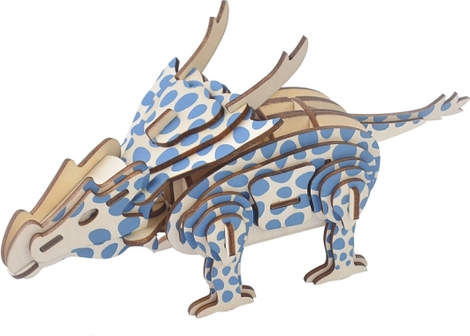 Woodcraft Wooden 3D Puzzle Achelousaurus