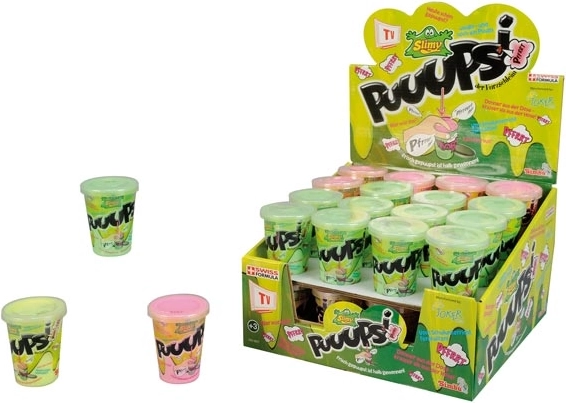 Põrisev lima topsis 80 g – 3 värvi