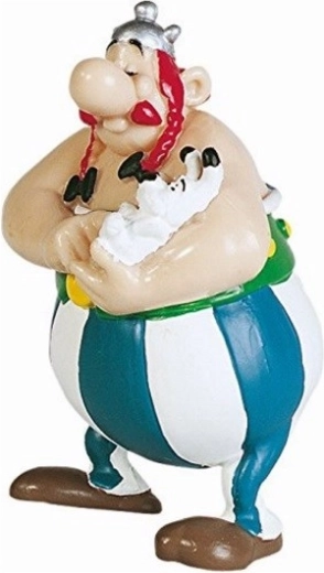 Asterix & Obelix kollektsionäärifiguur Obelix Idefixiga - 1 tk
