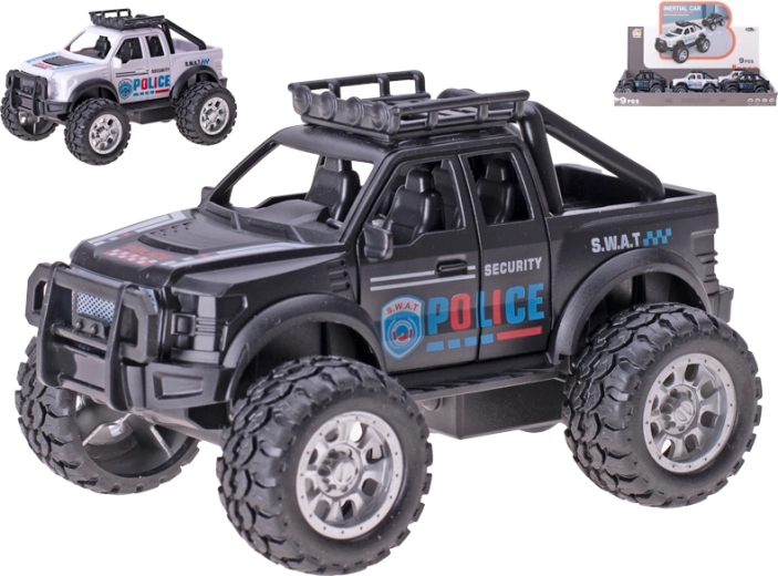 Friction-Powered Police Car 13.5 cm