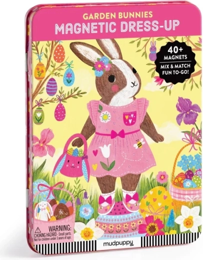 Mudpuppy Magnetic Dress-Up Bunny and Rabbit