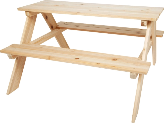 Small Foot children's picnic table made of solid wood