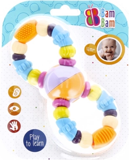 BamBam Rattle with Beads