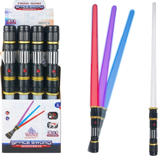Sparkys 3-in-1 Light-Up Sword with Sound and Light, 81 cm