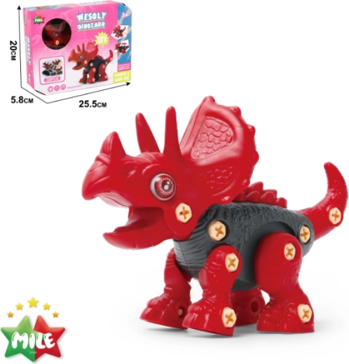 DIY Construction Kit - Happy Triceratops