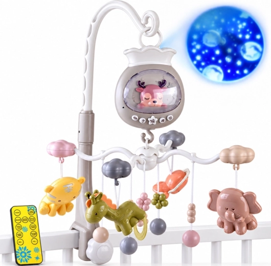 Safari Crib Mobile with Projector