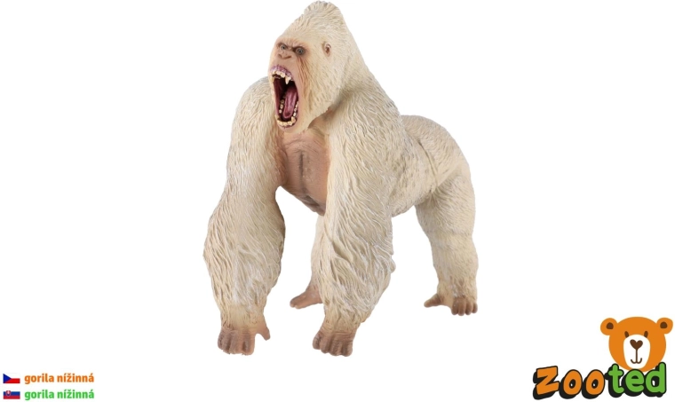Madalmaa gorilla – plastfiguur 17 cm
