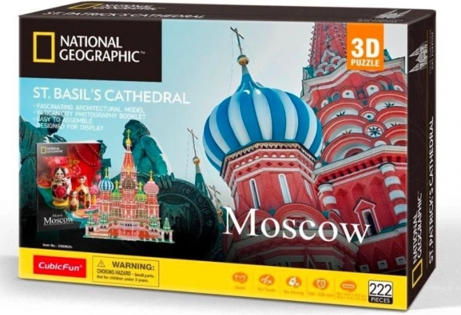 3D-pusle National Geographicu Püha Vassili katedraal, 222 tk
