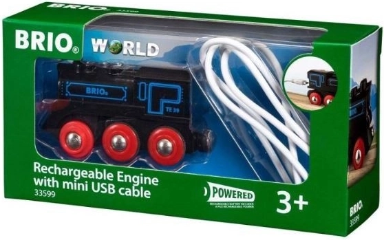 Brio klassikaline USB-laadimisega vedur