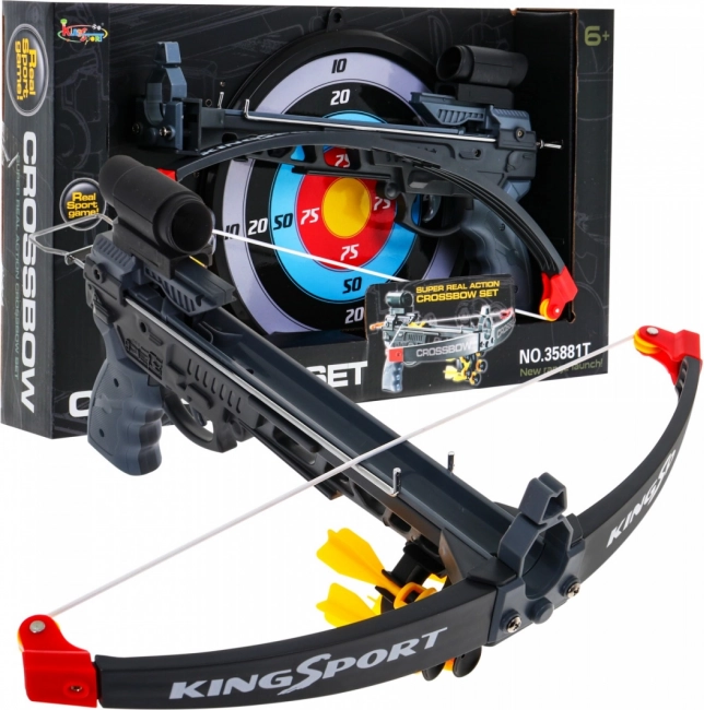 Laste ammunoolekomplekt 6+ sihtmärgi, 5 iminapaga noole ja sihikuga
