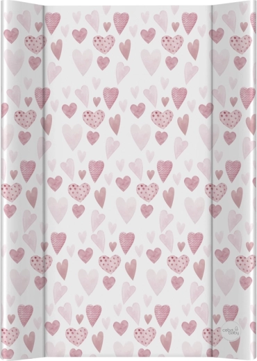 Ceba Baby mähkimismatt võrevoodile Ultra Light Lots of Love 50 × 70 cm