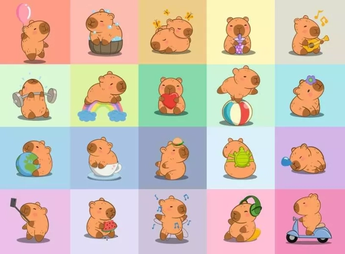 Pusle RAVENSBURGER Kapybara XXL 100 tükki