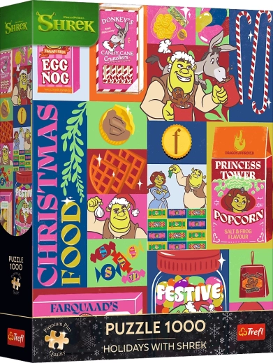 Trefl Puzzle Premium Plus Jõulud Shrekiga, 1000 tükki