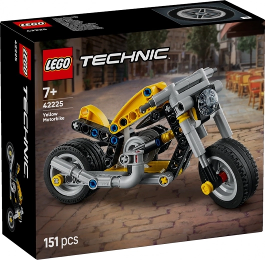 LEGO Technic kollane mootorratas