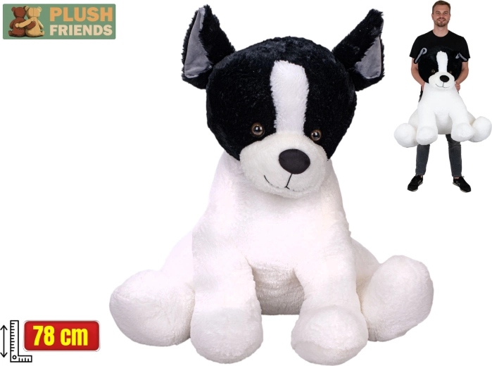 Plush Friends prantsuse buldogi plüüsmänguasi 78 cm