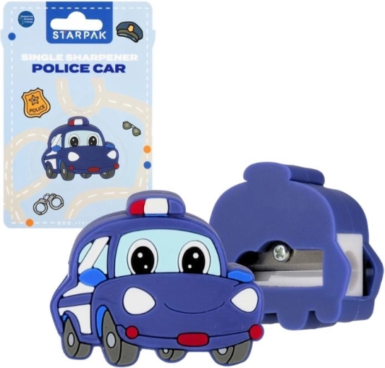Politseiauto kujuline pliiatsiteritaja – 1 tk