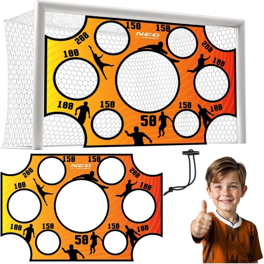 Neo-Sport training target sheet for football goal 300 × 200 cm