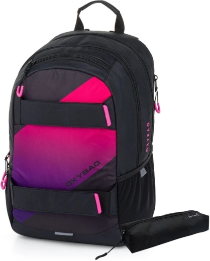 Õpilase seljakott pinaliga Oxybag Sport Ombre girl, 24 l