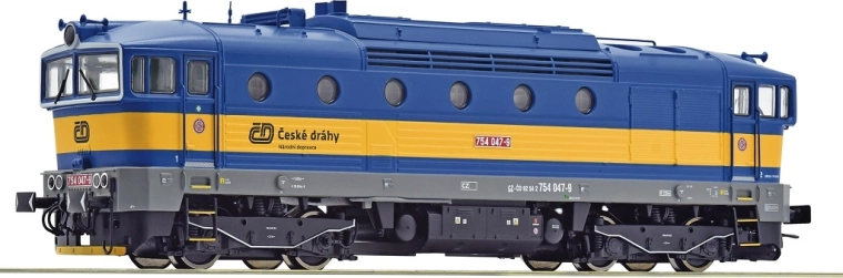 Roco diesel locomotive ČD 754 047 “Brejlovec” H0