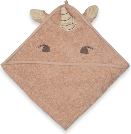 NuuRoo Aki Junior hooded towel rose unicorn