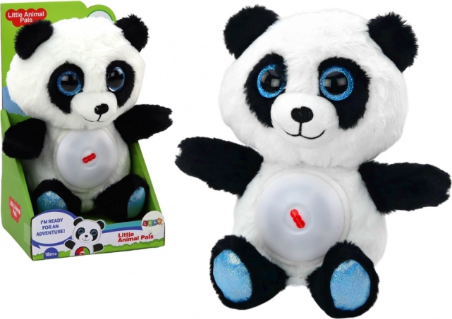 Plüššpanda öölambi ja hällilauludega 30 cm