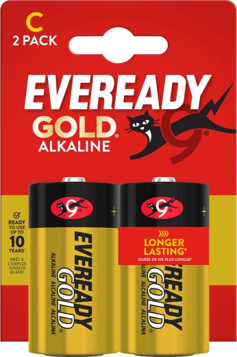 Alusakupatareid ENERGIZER Eveready Gold C (LR14) 1,5 V – 2 tk