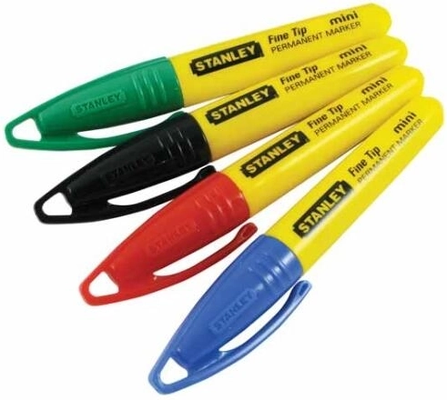 Püsiv mini marker STANLEY – värvide assortii
