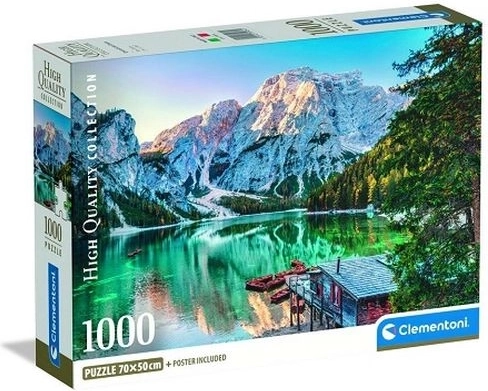 Clementoni pusle Compact Emerald Lake Braies 1000 tükki