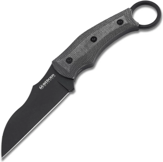 Taktikaline karambit Magnum Straight Karambit, 9,7 cm, PVD, must, Micarta, Kydex-tupp