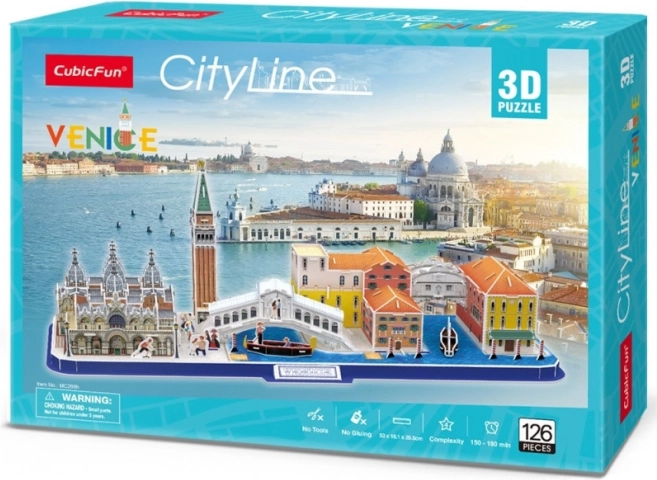 3D-pusle panoraam Veneetsia – 126 tükki