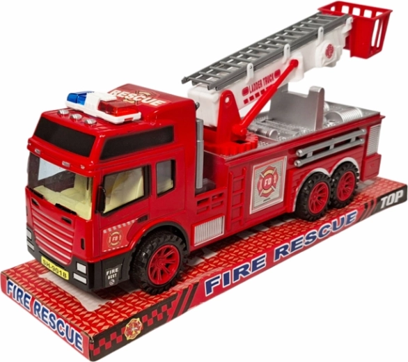 Tuletõrjeauto valguse ja heliga – 1 tk