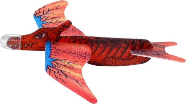 Punane dinosauruse vahust lennuk