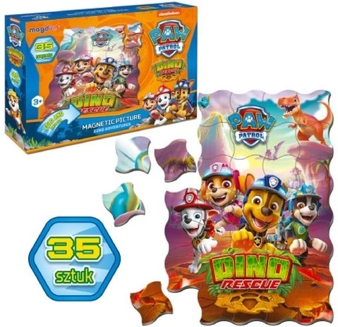 Paw Patrol Dino Rescue magnetic set 35 pcs