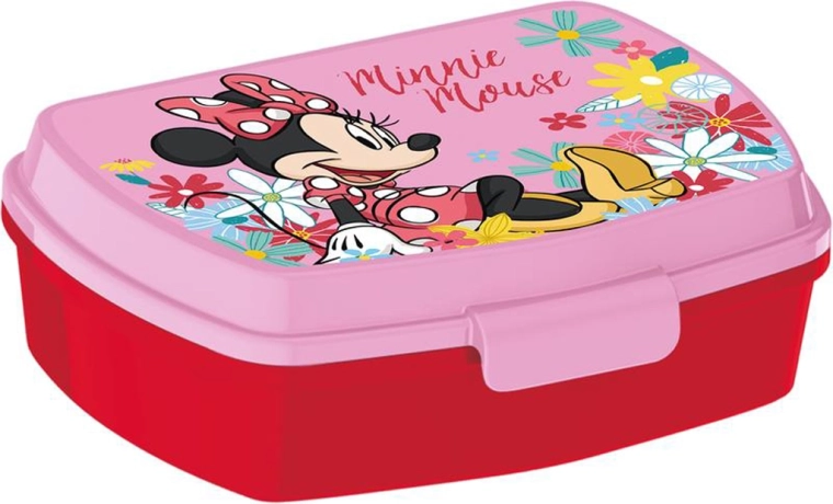 Minnie Snack Box plastic 17.5 × 14.5 × 6.5 cm