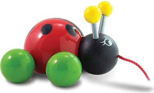 VILAC Wooden Pull-Along Ladybug
